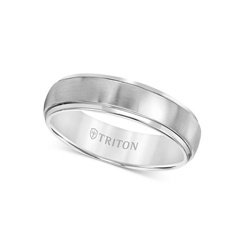 Triton Mens Titanium Ring Comfort Fit Wedding Band (6mm)
