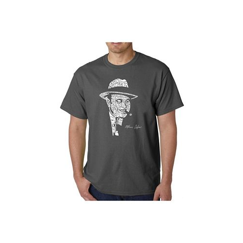 LA Pop Art Mens Word Art T-Shirt - Al Capone - Original Gangster