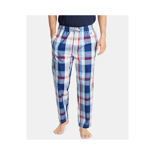 Nautica Mens Cotton Plaid Pajama Pants