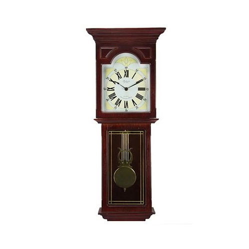 Bedford Clock Collection 23 Wall Clock with Pendulum and Chime