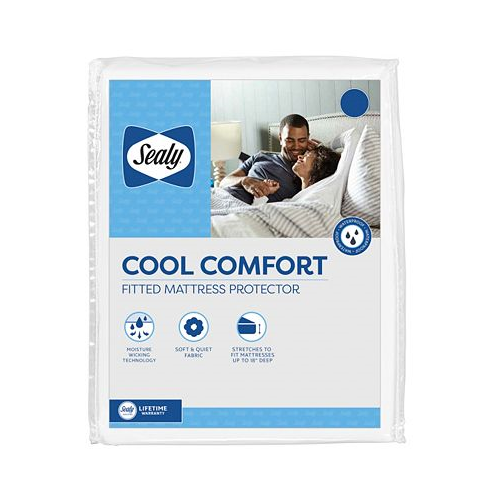 Sealy Cool Comfort Fitted Mattress Protector Twin