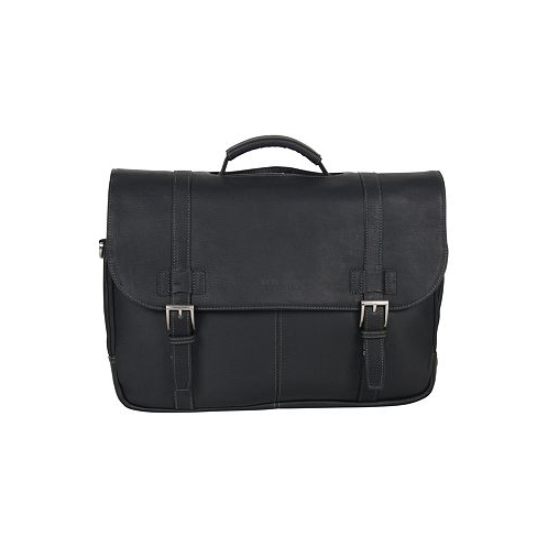 Kenneth Cole Reaction Colombian Leather Flapover 15.6” Laptop Bag