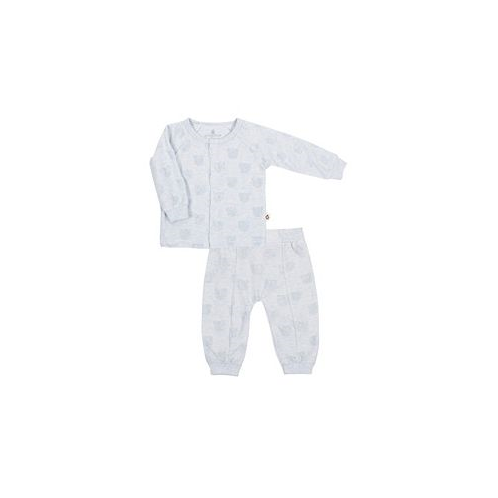 Snugabye Baby Boys 2 Piece Footed Pajama