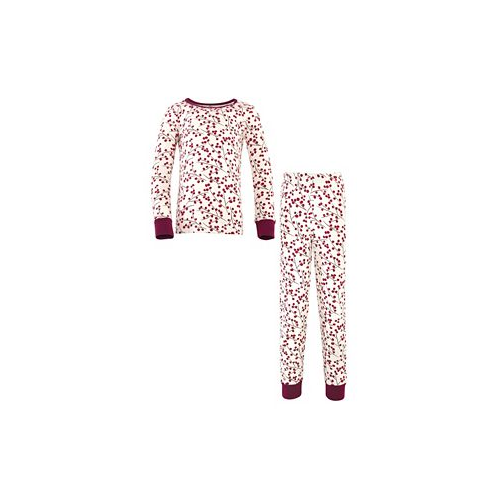 Touched by Nature Baby Girls Baby ganic Cotton Tight-Fit Pajama Set Berry Branch