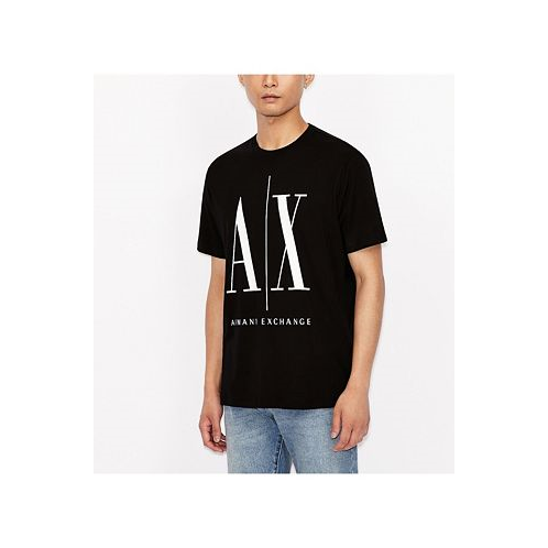 A|X Armani Exchange Mens Printed Icon Logo T-Shirt