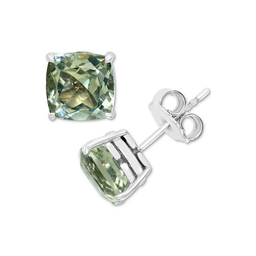 EFFY Collection EFFY Green Quartz Stud Earrings (4-1/2 ct. t.w.) in Sterling Silver