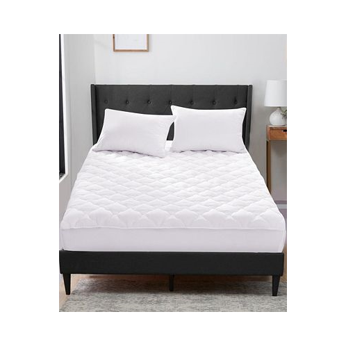 UNIKOME Four Leaf Clover Quilted Down Alternative Mattress Pad Twin