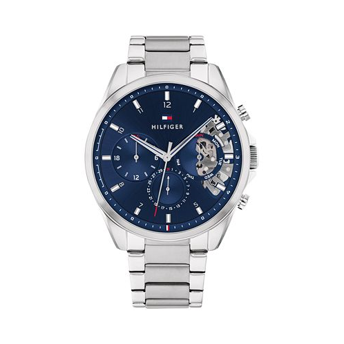 Tommy Hilfiger Mens Chronograph Stainless Steel Bracelet Watch 44mm