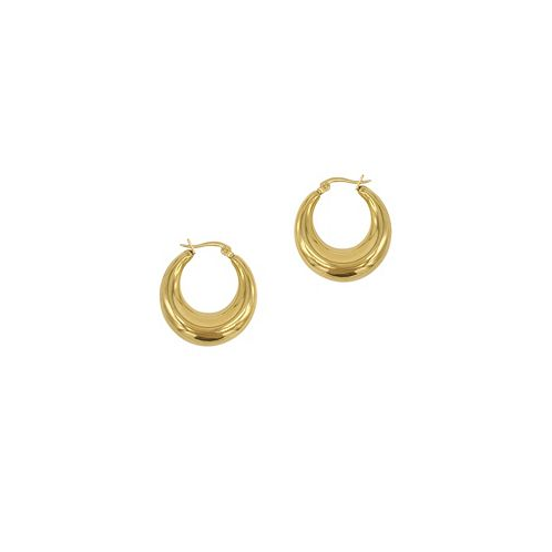 ADORNIA Domed Hoops Earrings