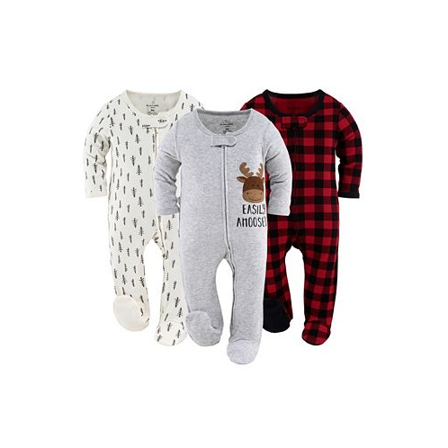 The Peanutshell Baby Boys and Girls Sleepers Set 3 Pack