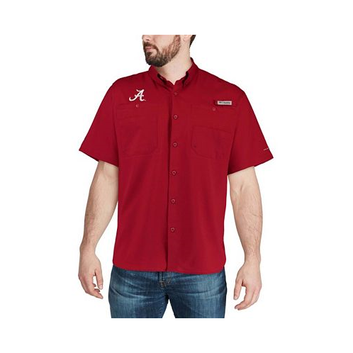 Columbia Mens Alabama Crimson Tide PFG Tamiami Shirt