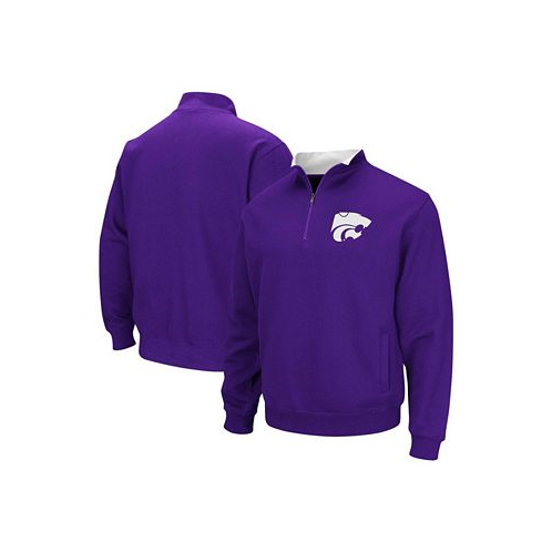 Colosseum Mens Purple Kansas State Wildcats Tortugas Logo Quarter-Zip Jacket