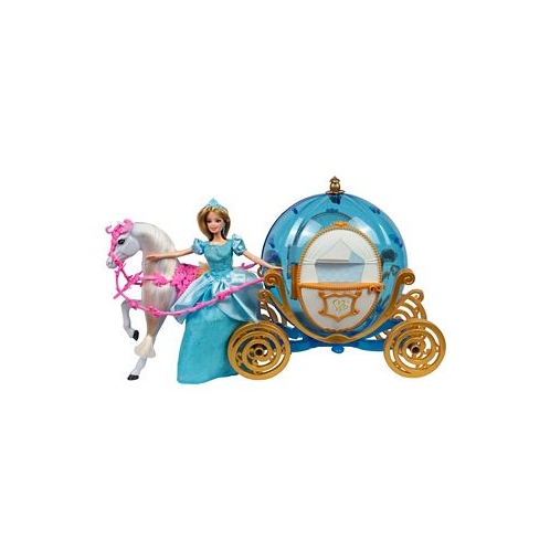 Playtime Toys Princess Doll with Horse and Carriage
