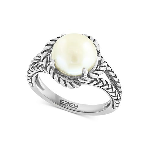 EFFY Collection EFFY Freshwater Pearl (9mm) Rope-Style Ring in Sterling Silver