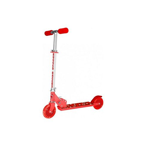 Rugged Racers 2 Wheel Scooter with Heart Print and LED Lights