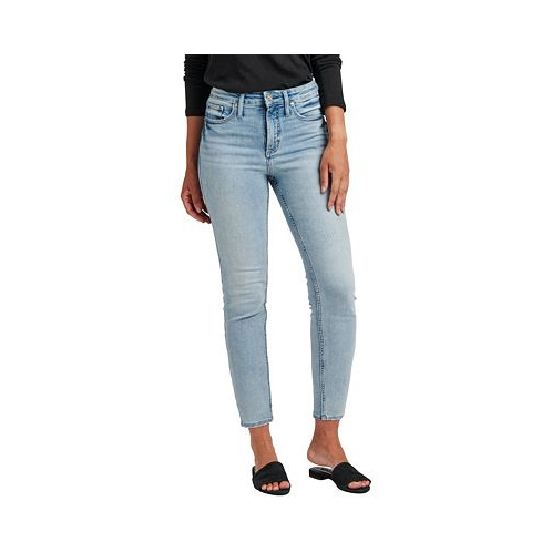Silver Jeans Co. Womens Infinite Fit ONE SIZE FITS FOUR High Rise Skinny Jeans