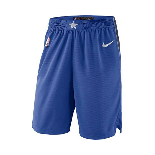 Nike Mens Blue 2019/20 Dallas Mavericks Icon Edition Swingman Shorts