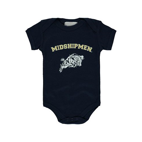 Two Feet Ahead Infant Boys and Girls Navy Midshipmen Arch and Logo Bodysuit