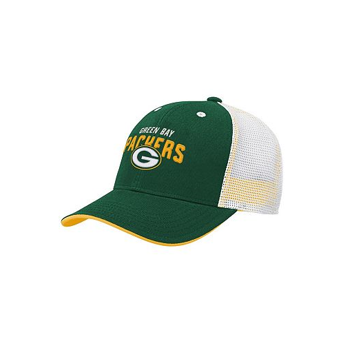 Outerstuff Big Boys Green Green Bay Packers Core Lockup Snapback Hat