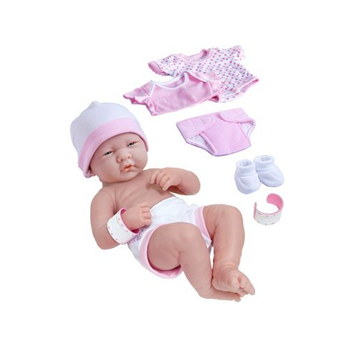 JC TOYS La Newborn Nursery 14 Baby Doll 8 Pcs Pink Gift Set