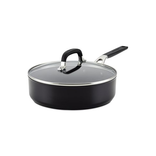 KitchenAid Hard Anodized Nonstick 3 Quart Saute Pan with Lid