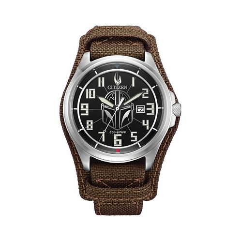 Citizen The Mandalorian Brown Leather Strap Watch 44mm