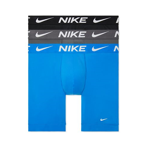 Nike Mens 3-Pk. Dri-FIT Essential Micro Long Boxer Briefs