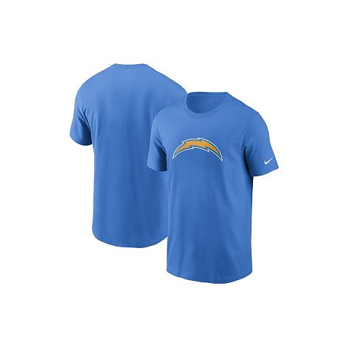 Nike Mens Powder Blue Los Angeles Chargers Primary Logo T-shirt