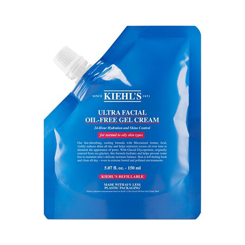 Kiehls Since 1851 Ultra Facial Oil-Free Gel Cream Refill Pouch 5.07 oz.