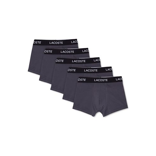 Lacoste Mens 5 Pack Cotton Trunk Underwear