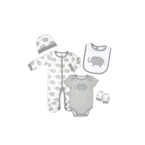 Baby Mode Signature Baby Boys and Girls Layette 5-Piece Set