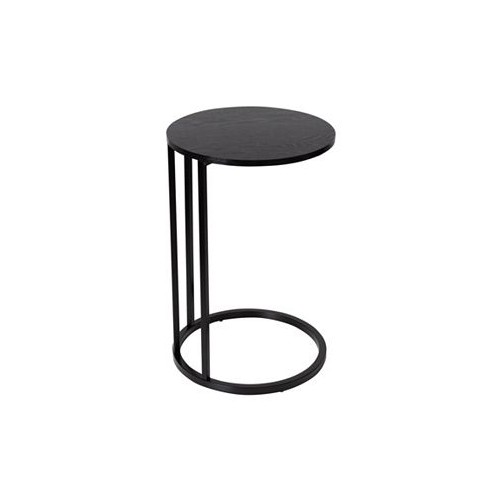 Honey Can Do Round C End Table
