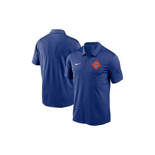 Nike Mens Royal New York Mets Diamond Icon Franchise Performance Polo Shirt