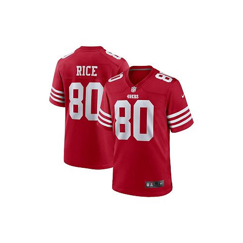 Nike Mens Jerry Rice Scarlet San Francisco 49ers Retired Team Player Game Jersey