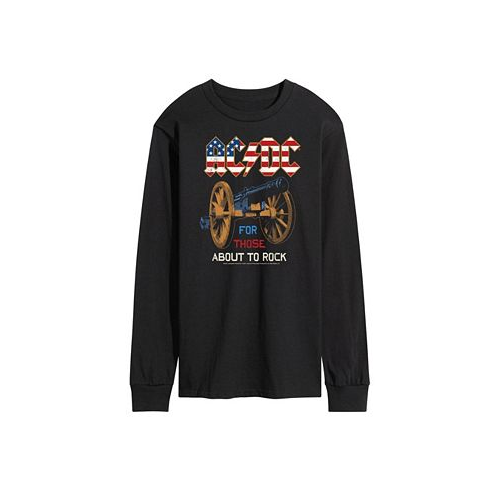 AIRWAVES Mens ACDC About to Rock Long Sleeve T-shirt