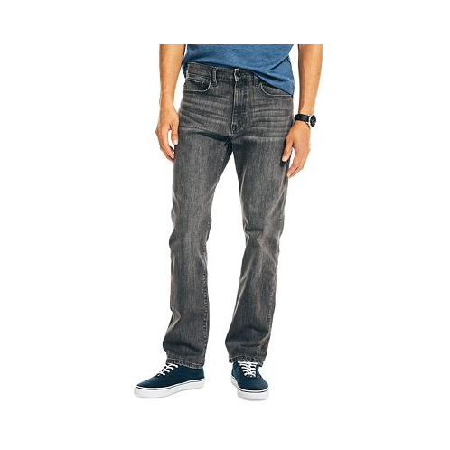 Nautica Mens Vintage Straight-Fit Stretch Denim 5-Pocket Jeans