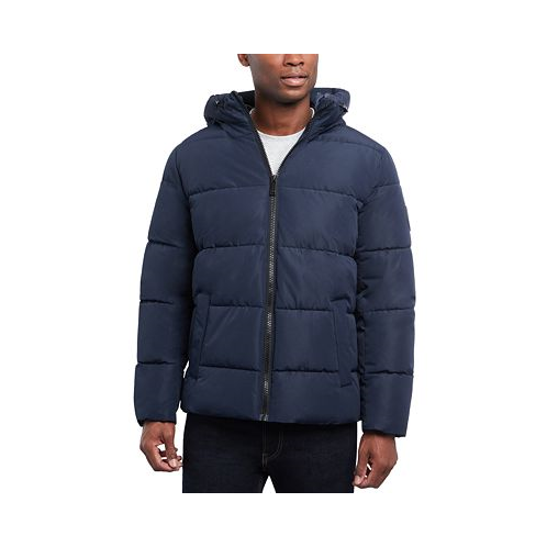 Michael Kors Mens Quilted Hooded Puffer Jacket