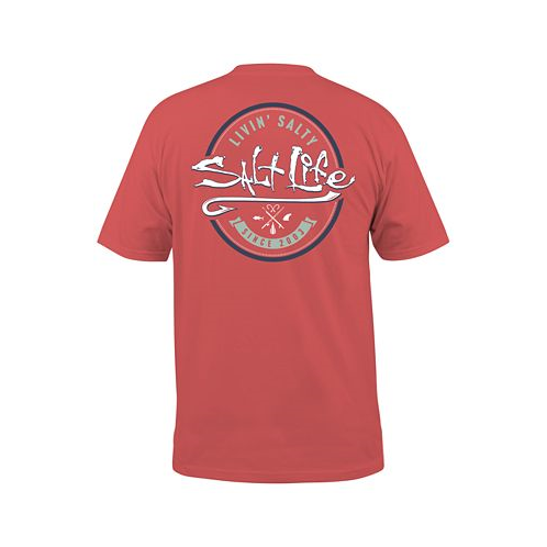 Salt Life Mens Playin Hookie Logo Graphic T-Shirt