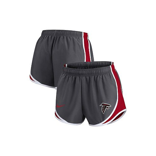 Nike Womens Charcoal Atlanta Falcons Logo Performance Tempo Shorts