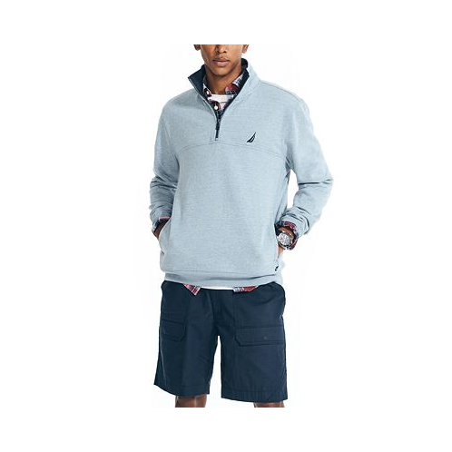 Nautica Mens J-Class Classic-Fit Quarter Zip Fleece Sweatshirt