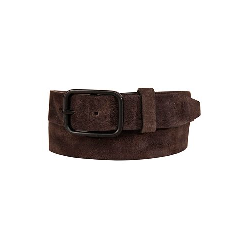 Lucky Brand Mens Distressed Suede Leather Belt