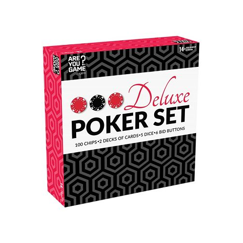 Areyougame Deluxe Poker Set 113 Piece