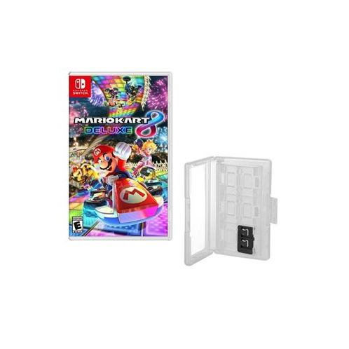 Nintendo Mario Kart 8 Game and Game Caddy for Switch