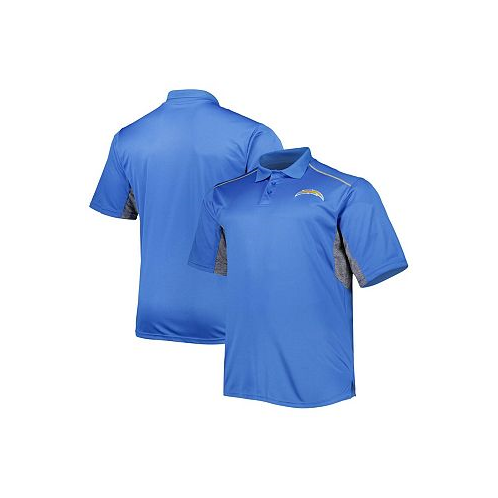 Profile Mens Powder Blue Los Angeles Chargers Big and Tall Team Color Polo Shirt