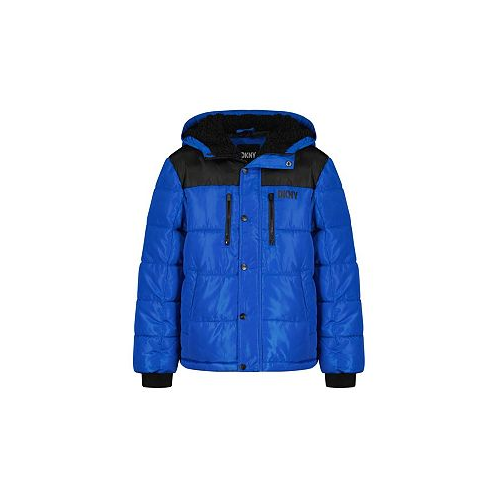 DKNY Boys Classic Quilted Heavyweight Puffer Jacket