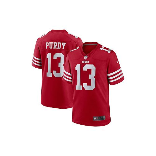 Nike Mens Brock Purdy Scarlet San Francisco 49ers Game Player Jersey