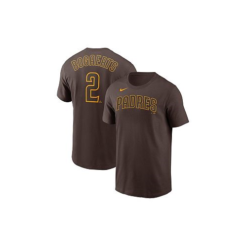 Nike Mens Xander Bogaerts Brown San Diego Padres Name and Number T-shirt