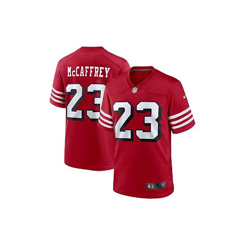 Nike Mens Christian McCaffrey Scarlet San Francisco 49ers Alternate Game Player Jersey