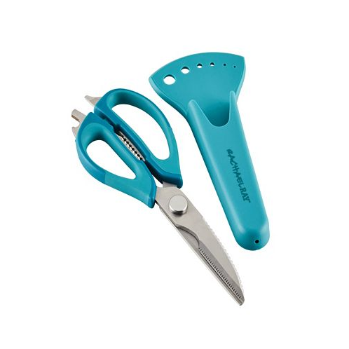 Rachael Ray Professional Multi Shear Kitchen Scissors with Herb Stripper and Sheath Set 2 Piece