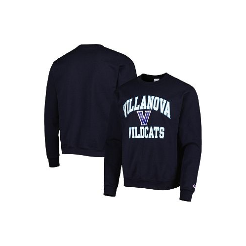 Champion Mens Navy Villanova Wildcats High Motor Pullover Sweatshirt